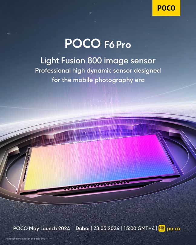 POCO F6 Pro Light Fusion 800 sensor